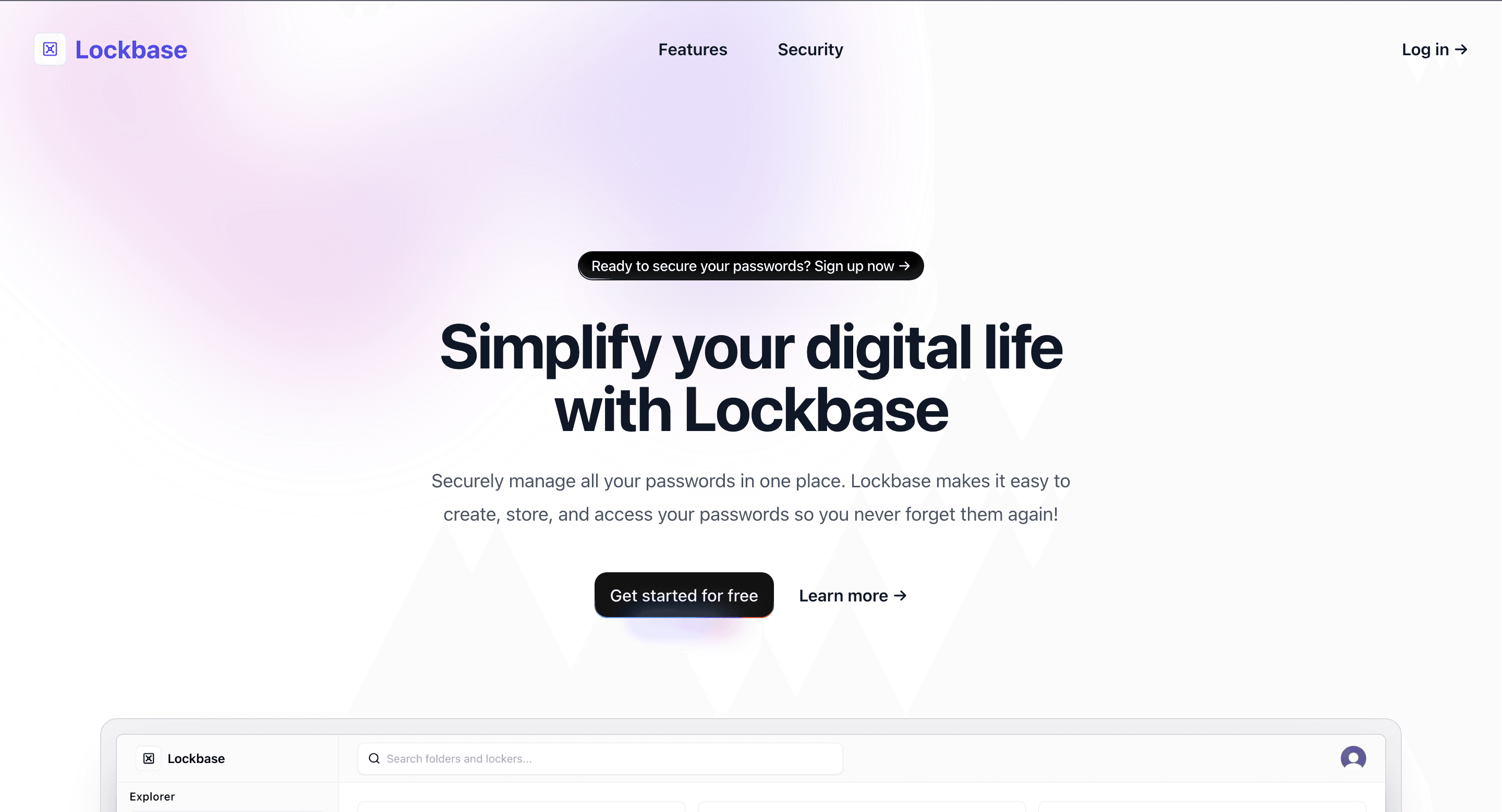 Landing Page
